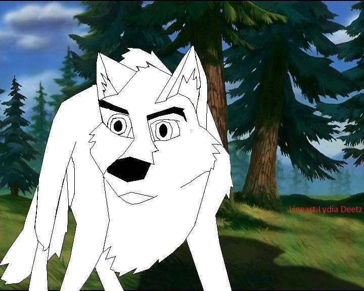 Angry Balto lineart^