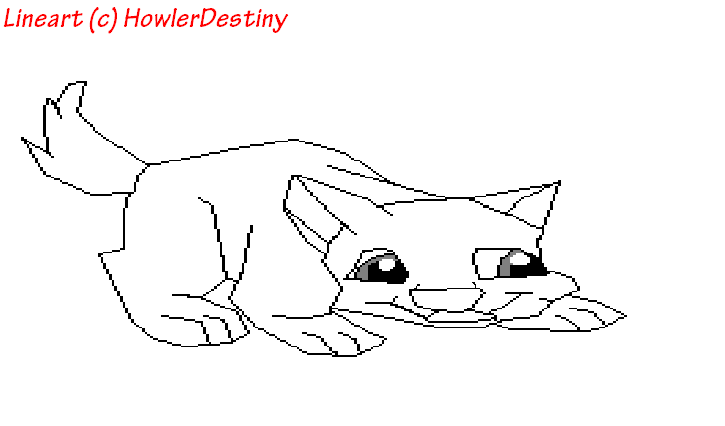Puppy Lineart 1