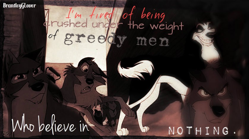 I'm tired of . . .