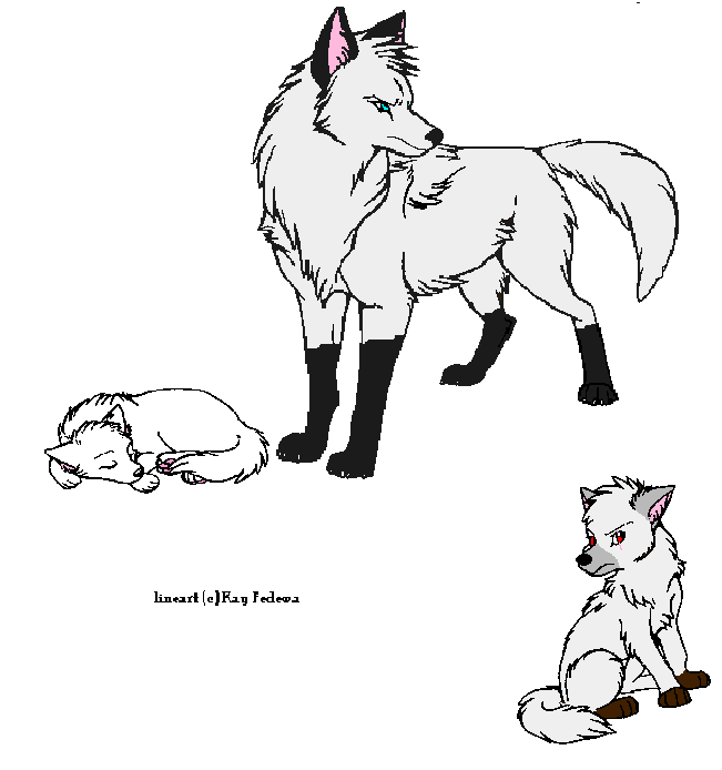 Desert, Aniu, and their mother