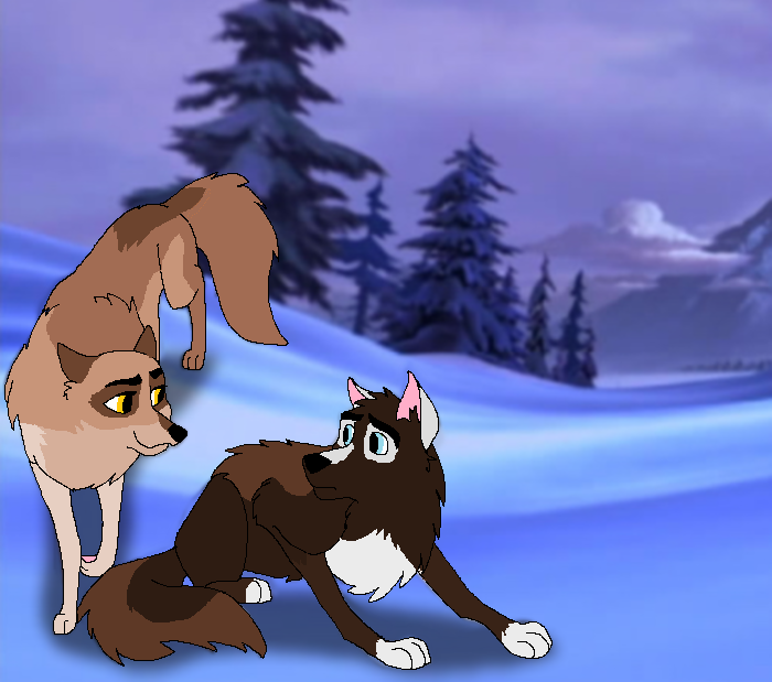 Faith & Akyra... Sittin' in a tree! :P