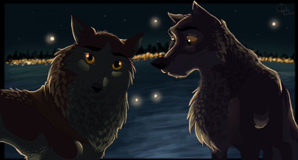 far from the lights of the city 