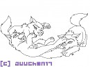 LINEART - Three Pups