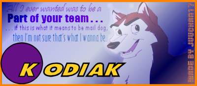 Like his Hero - Kodiak