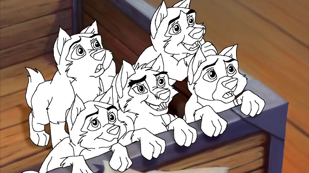 Chiots lineart ~Requête de Louve Rousse