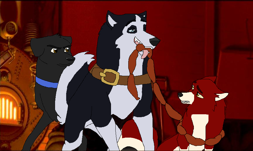 Akeela, Tucker, and Onyx