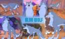 Blue Wolf Collage