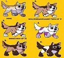 Katie and Justins pups