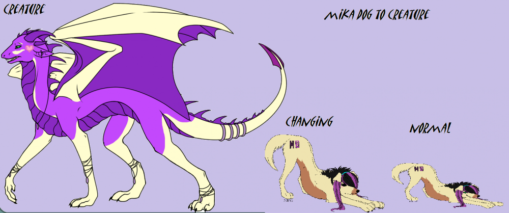 mika dog to creature