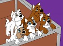 Blizard and Diana's pups