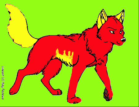 Fire is posing