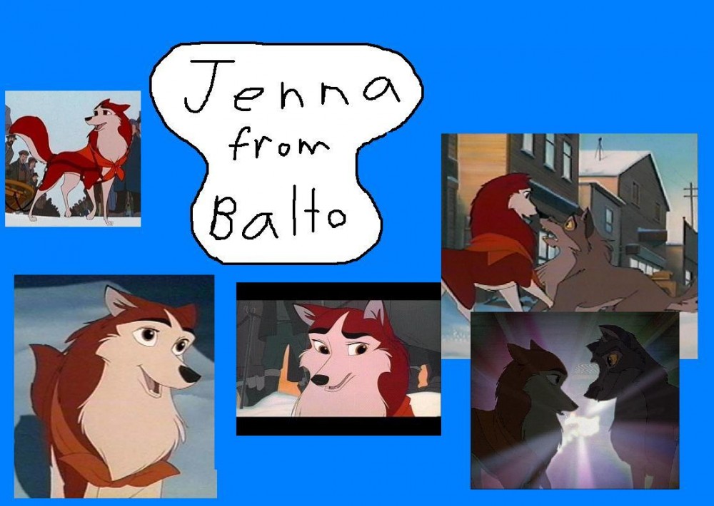 Jenna fan poster (with Balto)