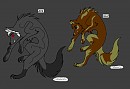 Ava ( mate of Shadow) and Soot (follower of Shadow