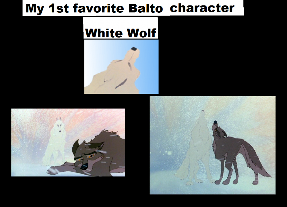 White Wolf my 1st favorite Balto charater