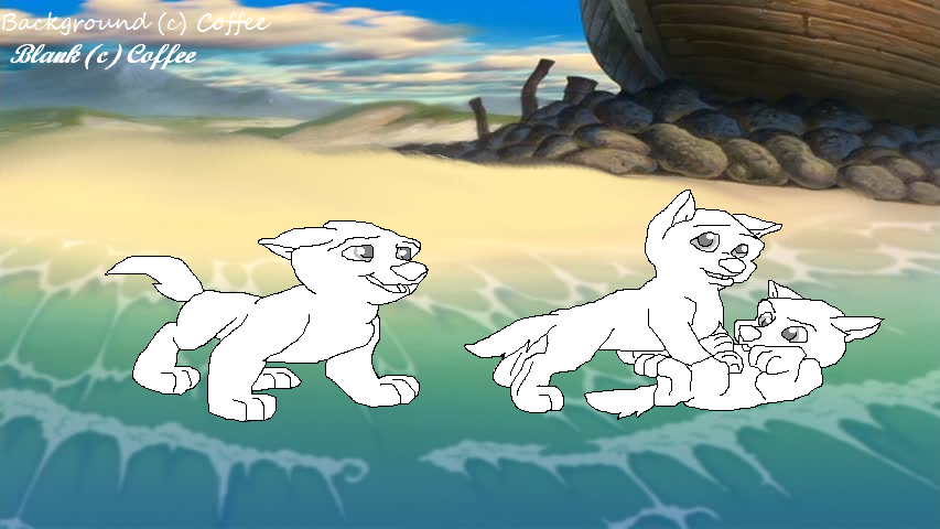 Puppies Blank Render
