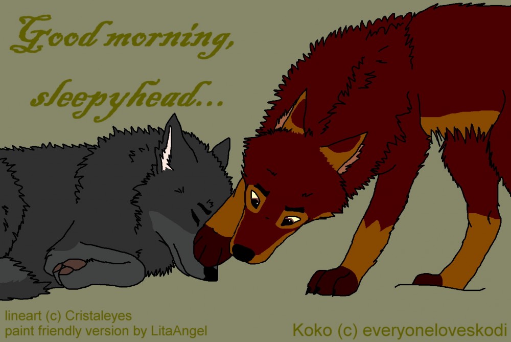 Good morning, sleepyhead...