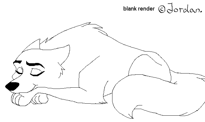 Blank render - without pups