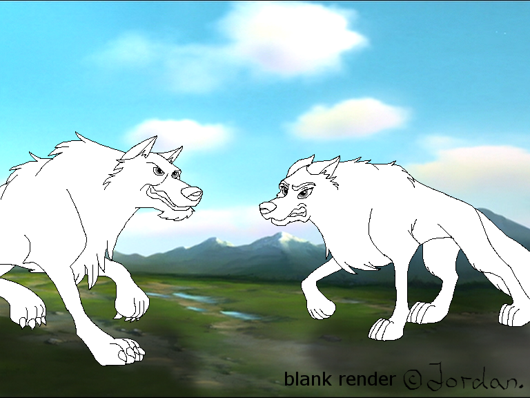 Blank render - Trade Shantrai teh WolfDog