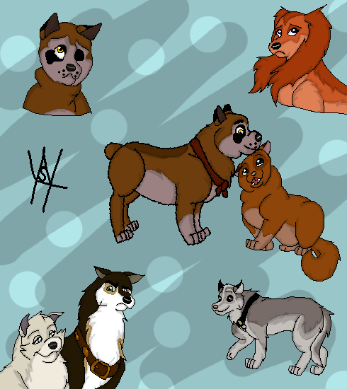 Some doodles and my signature