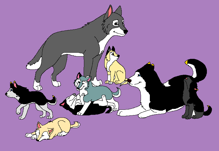 A big happy family