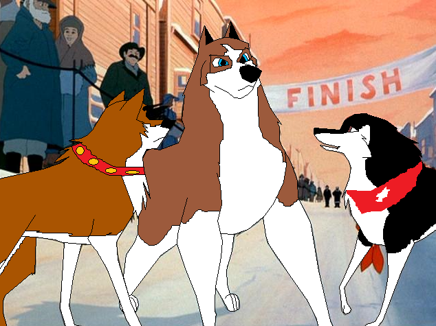 A happy family.