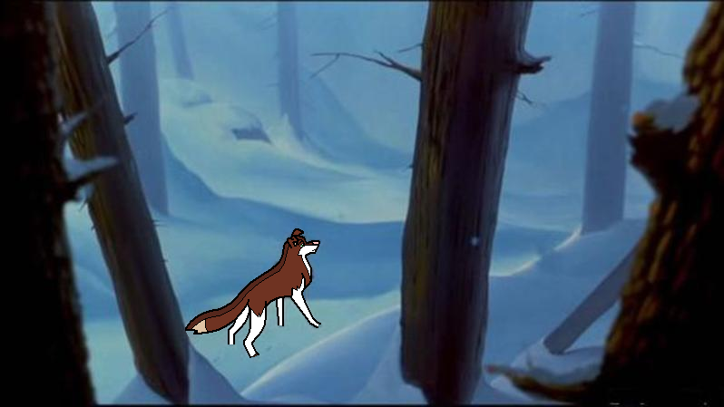 Fiske Surveying the Woods
