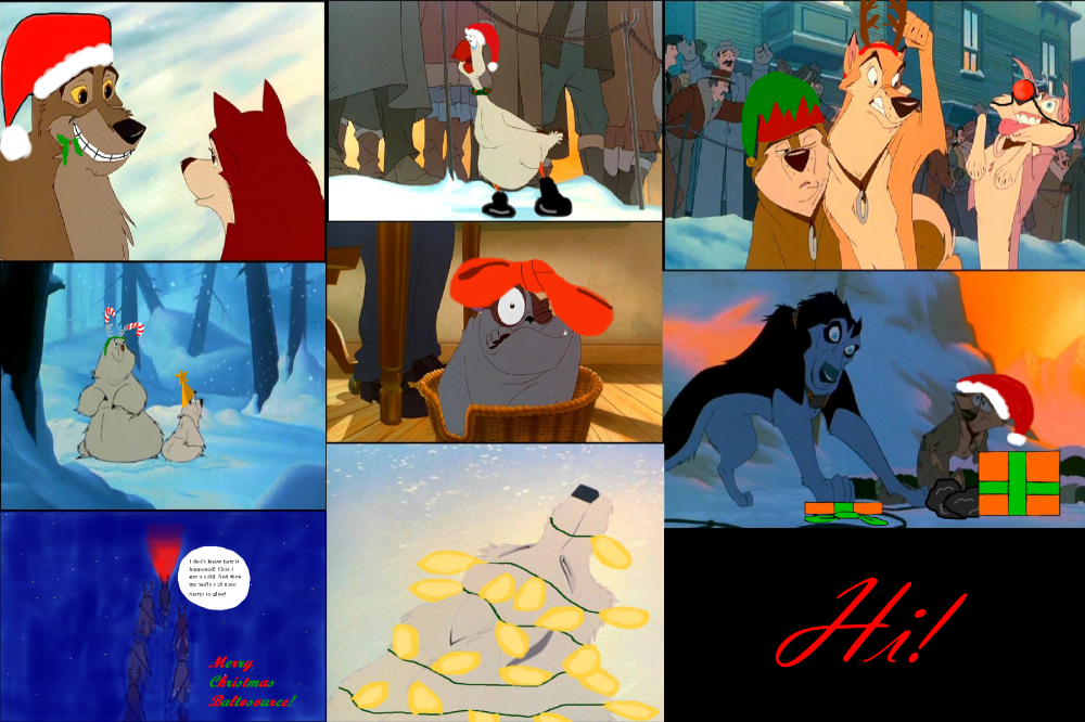 Christmas Balto Collage!