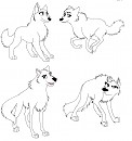 ..:: Free Character Linearts ..::