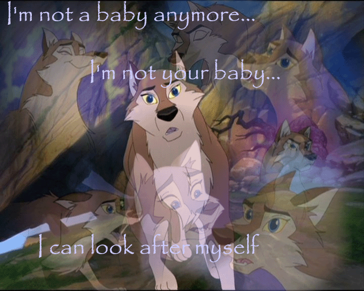 I'm not a baby anymore...