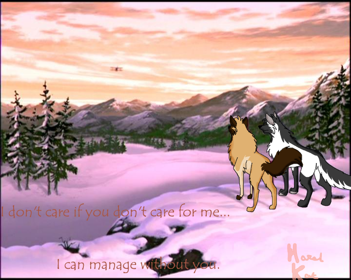 I don't care if you don't care for me...
