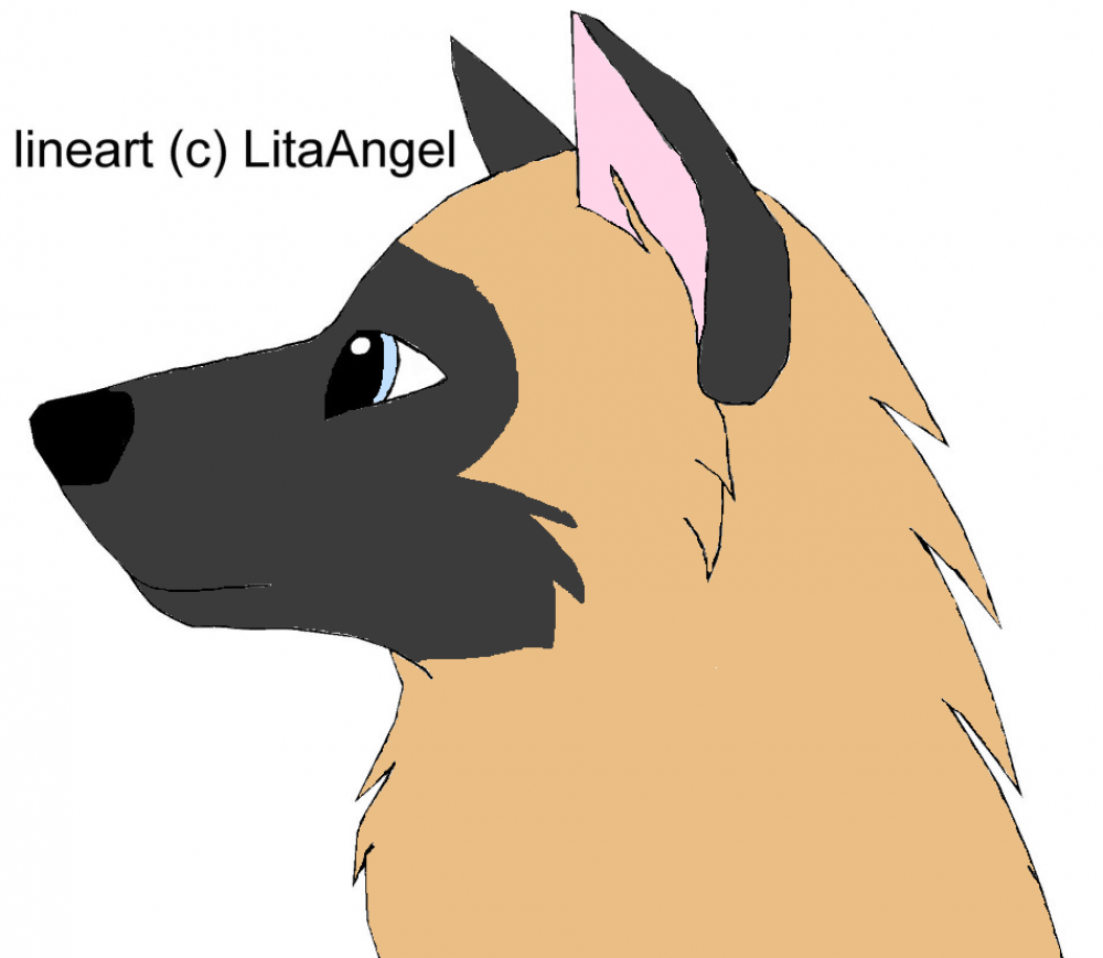 kat coloured lineart