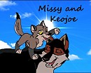 Missy with her dad