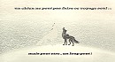 un chien ne peut pas faire ce voyage seul...