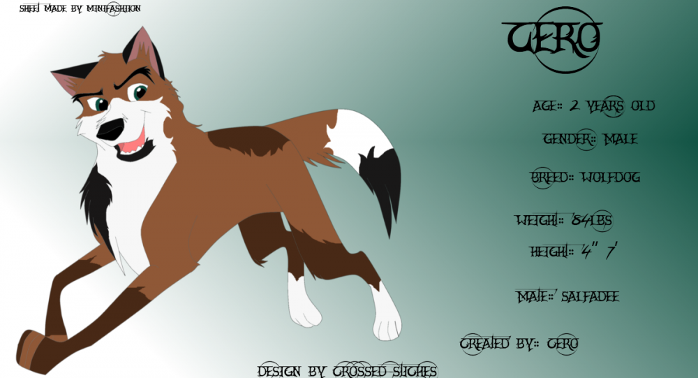 Request Cero - Cero ref sheet