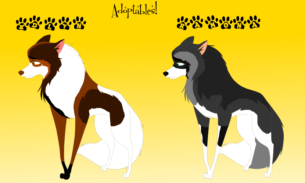 Female adoptables!!! :D