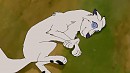 Young Aniu rolling in grass