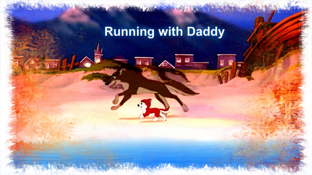 Running with Daddy
