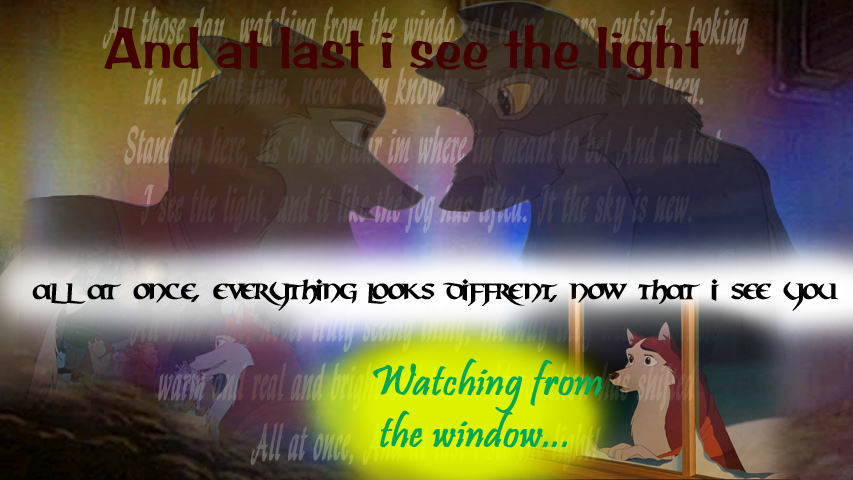 And at last i see the light