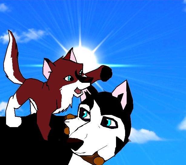 Father and pup??
