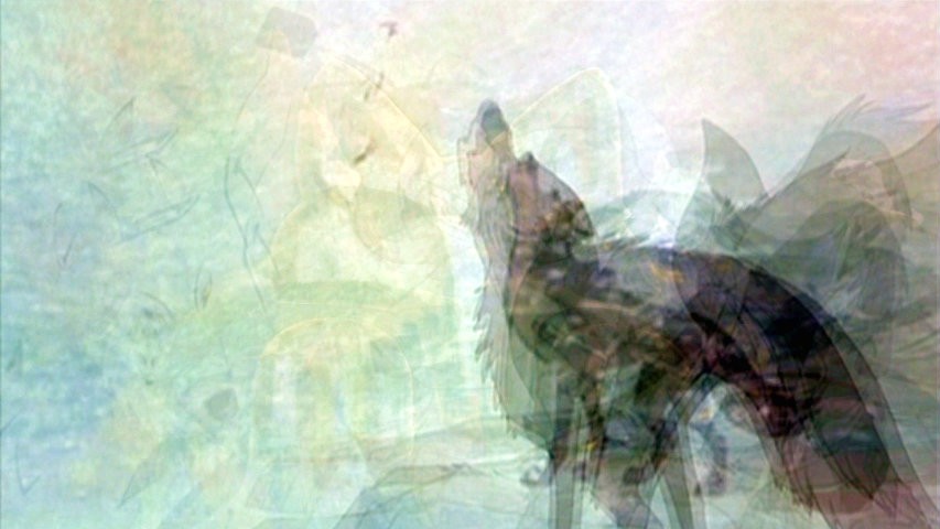 A mother and son howl