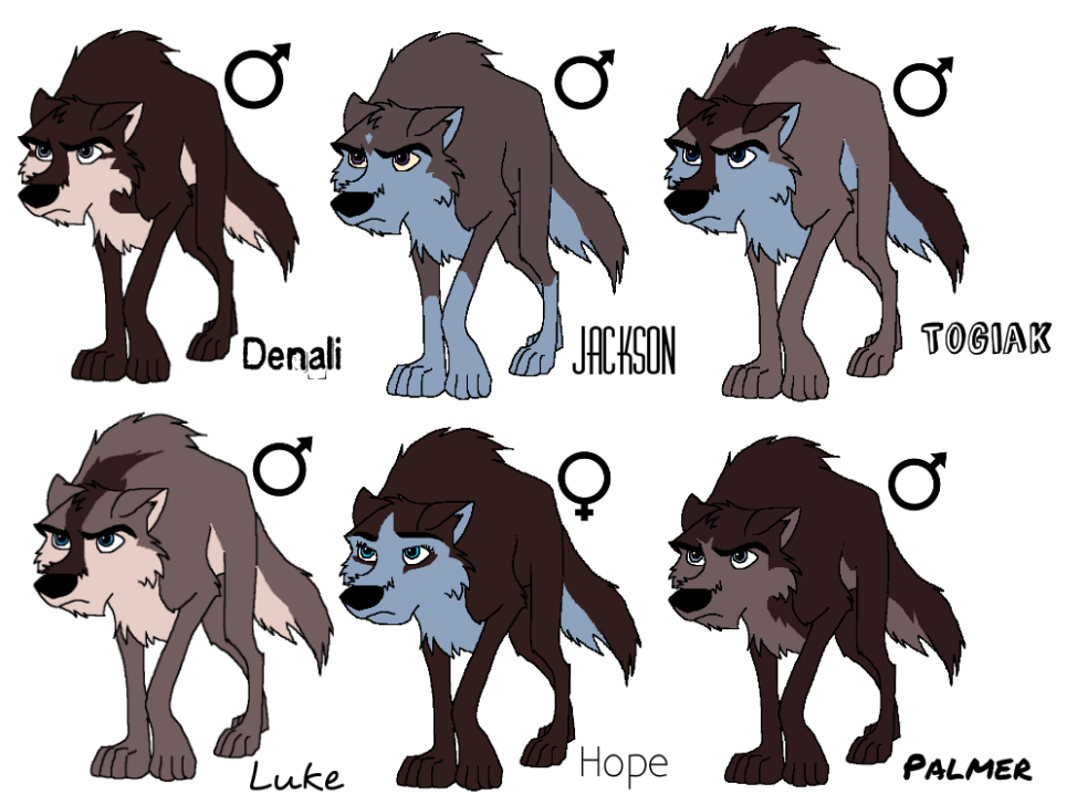 Dusty X Niju pups *adoptables*