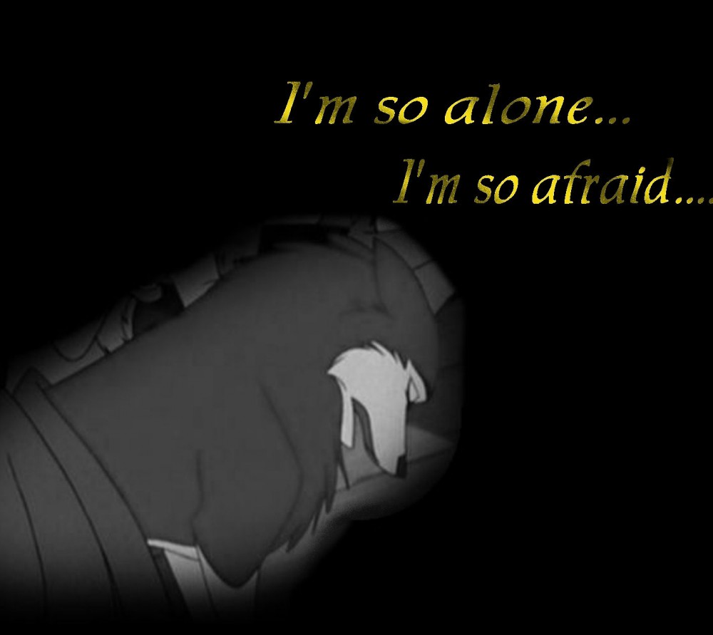 So alone...