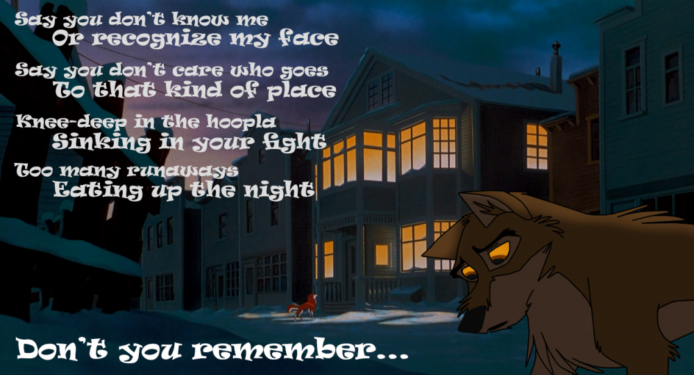 Don't you remember...