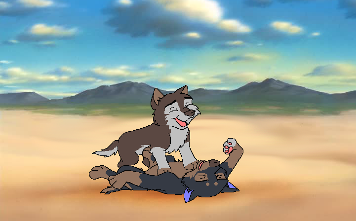 Brother and Sister at the beach