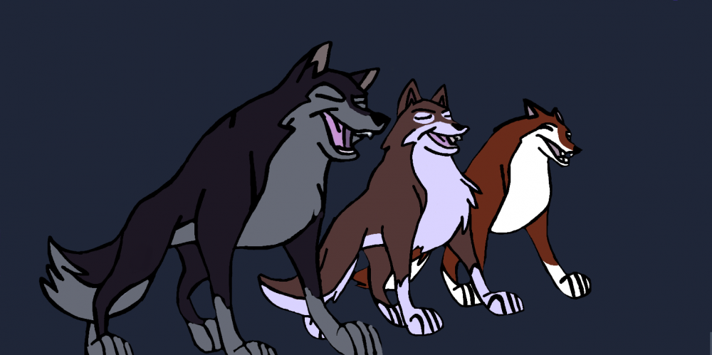 Amelia, Dolores with Fox laughing