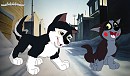 Niju and Phantom as puppies, What if
