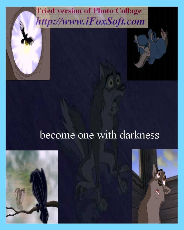 become one with darkness