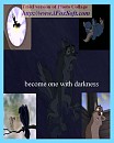 become one with darkness