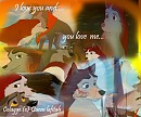 I love you...and you love me