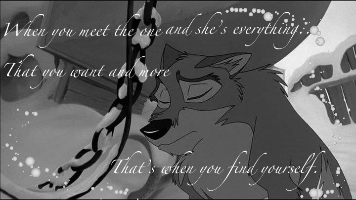 Thats when you find yourself..